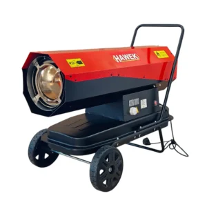 Дизелов калорифер HAWEK 40 kW, 720 м³/час, 19 литра, LCD дисплей, термостат и регулатор