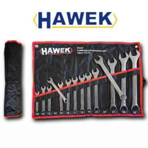 Професионален комплект звездогаечни ключове 14 части HAWEK 10-32мм