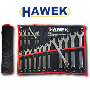 Професионален комплект звездогаечни ключове 18 части HAWEK 8-32мм