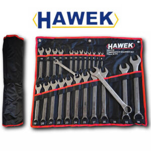 Професионален комплект звездогаечни ключове 25 части HAWEK 6-36мм