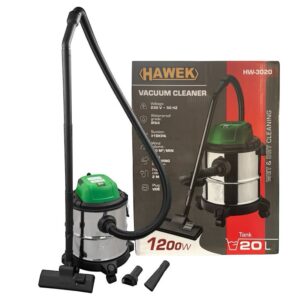 Прахосмукачка за сухо и мокро почистване HAWEK 1200W 20 литра обем