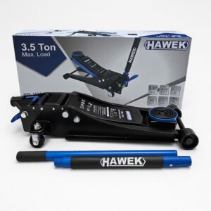 Нископрофилен крик крокодил  3,5 тона с педал  75 - 510 ММ HAWEK