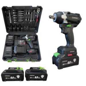 Ударен Гайковерт – Винтоверт 36V 8,0ah + 40 Части Инструменти STAHLMAYER