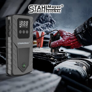Комплект стартерно устройство за кола с компресор STAHLMAYER Jump Starter