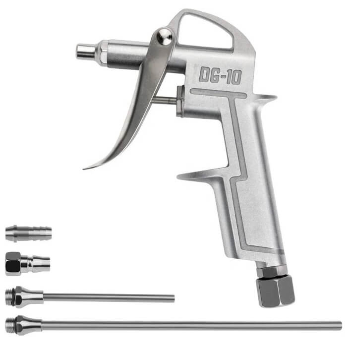 Пневматичен пистолет за обдухване с 4 дюзи