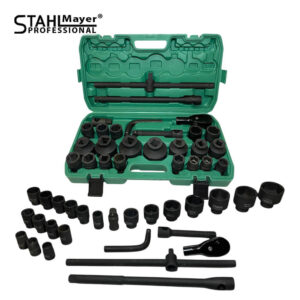 Камионджийско гедоре с ударни вложки 26 части STAHLMAYER - 3/4" & 1", 21-65mm