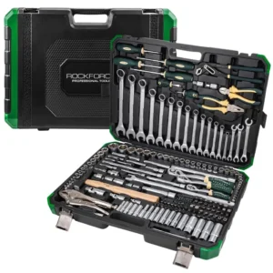 Гедоре 180+2 части 1/4", 3/8", 1/2" ROCKFORCE