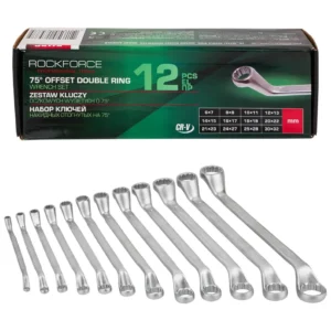Комплект ключове лули ROCKFORCE 6-32 мм, 12 броя