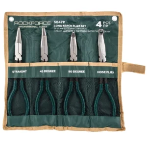 Професионален комплект дългораменни клещи 4 части - RockForce