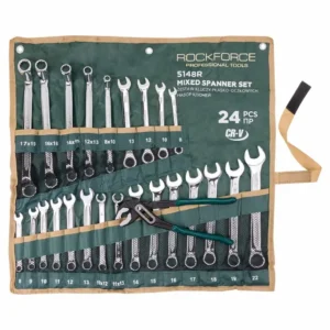 Комплект MIX професионални ключове 24 части ROCKFORCE
