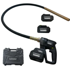 Акумулаторен вибратор за бетон STAHLMAYER с 2 батерии 36V 8Ah и зарядно