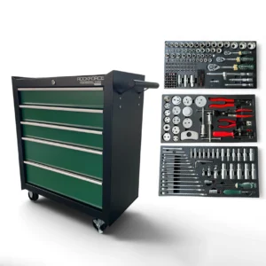 Шкаф с инструменти ROCKFORCE - 240 части, 5 чекмеджета