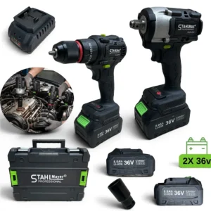 Акумулаторен Винтоверт и Гайковерт 2в1 STAHLMAYER PROFESSIONAL 36V 8.0Ah